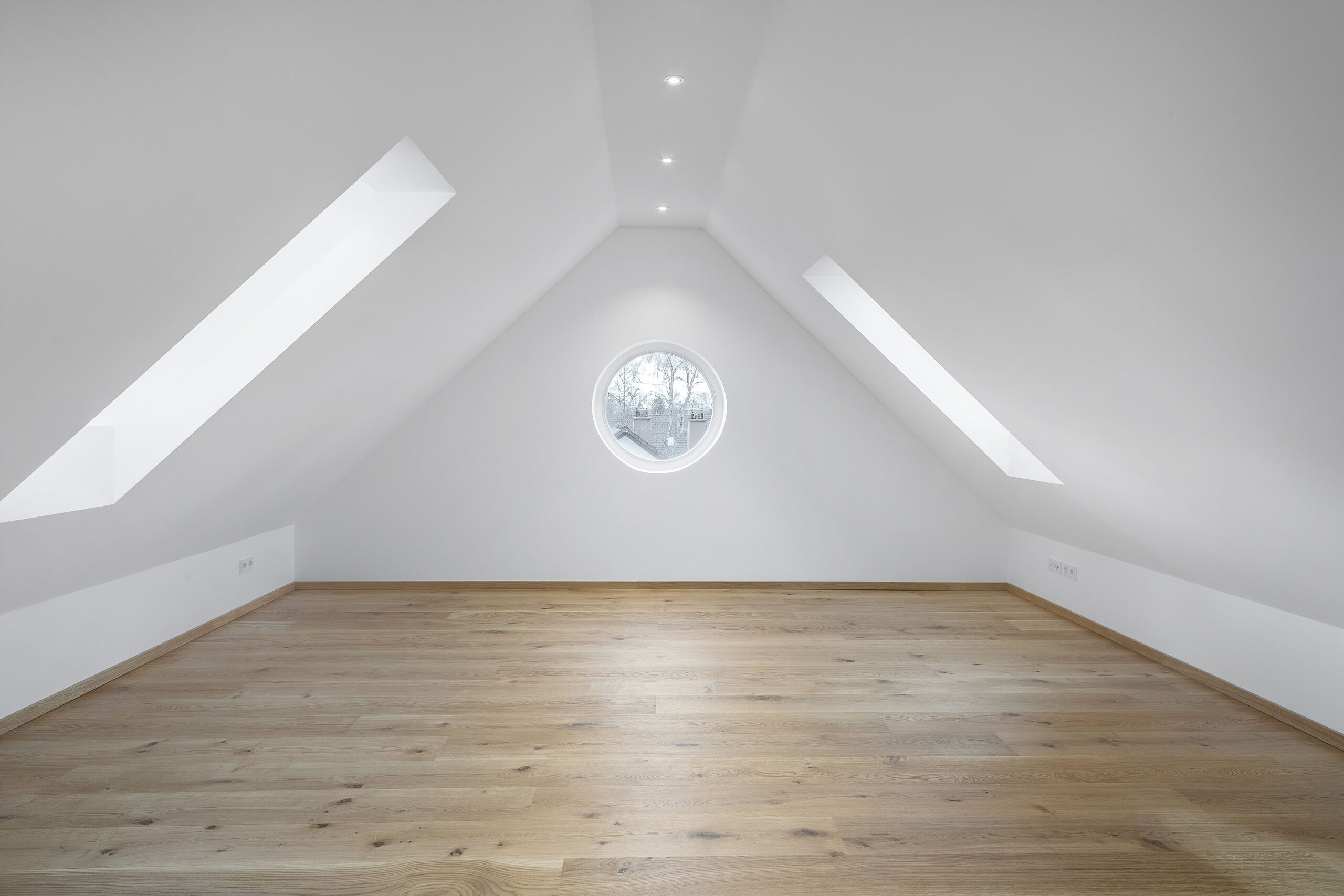 Projekt in der Michael Kohlhaas Straße in Fürstenfeldbruck // Ansicht Galerie im Dachgeschoss