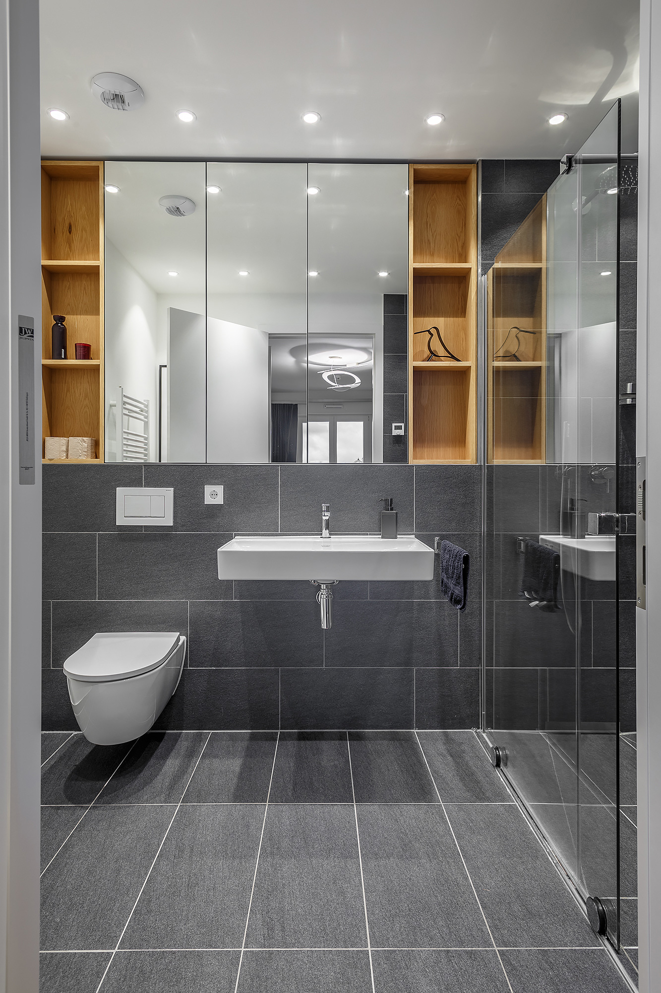 Projekt in der Regerstraße in München // Ansicht Badezimmer