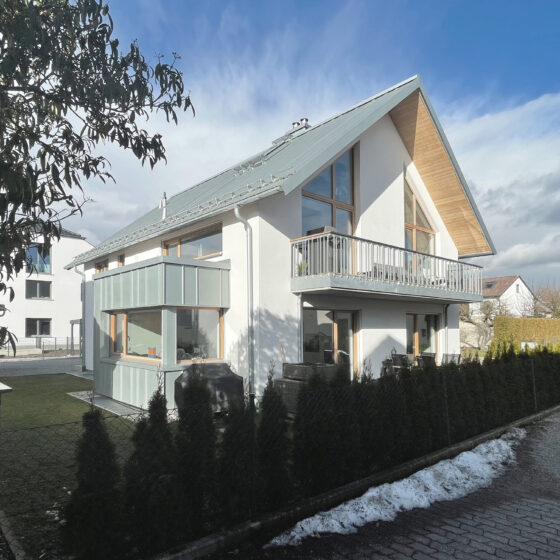 Projekt in der Zweigstraße in Puchheim // Ansicht von Süden