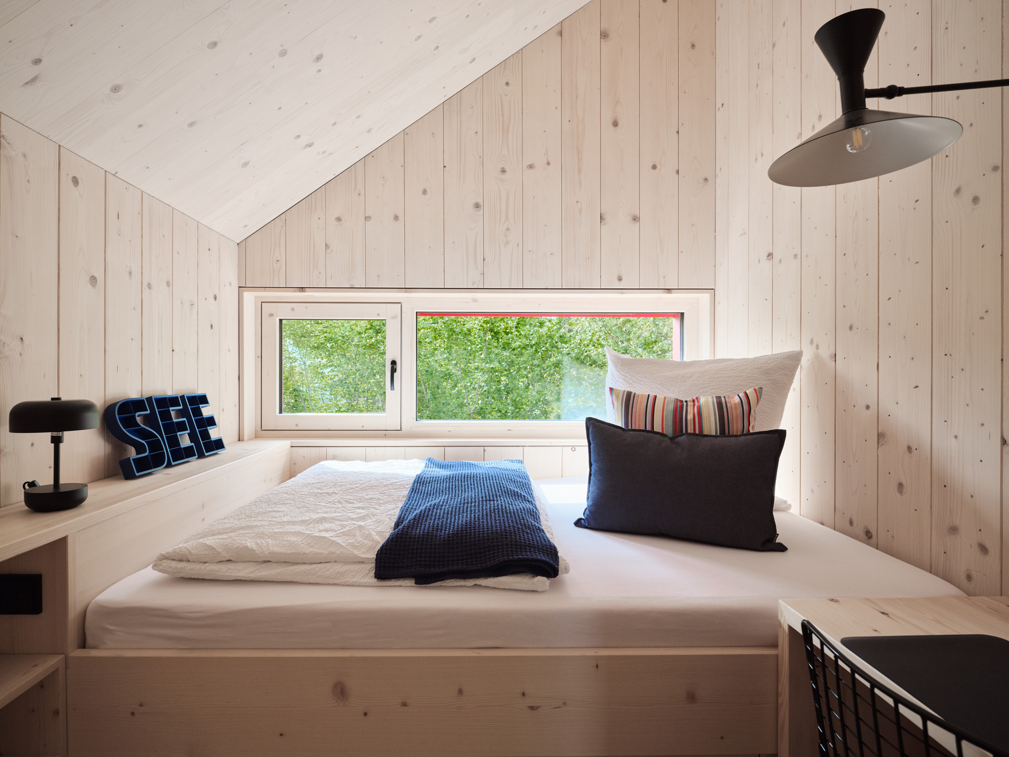 Projekt am Seeberg in Schondorf am Ammersee // Kinderzimmer 2 im Obergeschoss